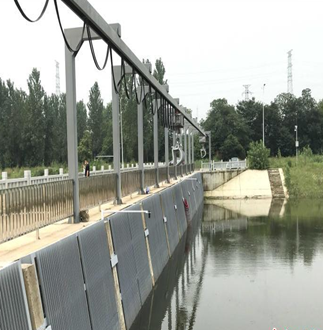 常青泵站二期土建工程，攔污柵橋、撈草機(jī)